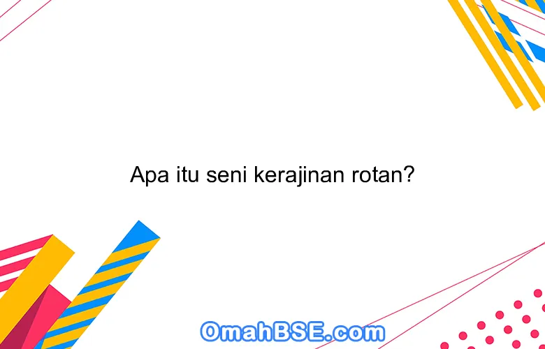 Rotan Cilacap: Seni Rumah yang Bernapas di Setiap Sudut